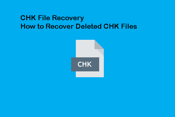 Full Guide to CHK File Recovery (With Detailed Steps)