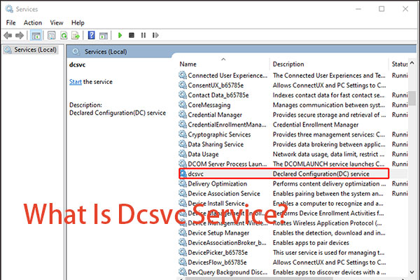 What Is Dcsvc Service? Is It a Virus? Should You Remove It?