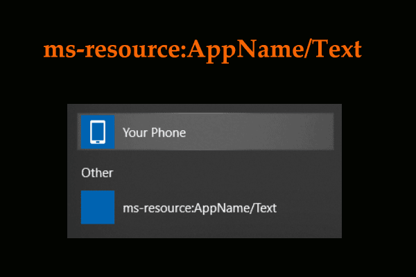 How to Fix ms-resource:AppName/Text in Start Menu or on App