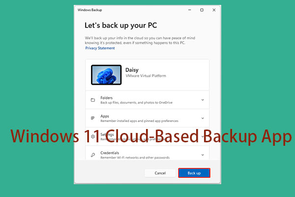 Microsoft Released New Windows 11 Cloud-Based Backup App