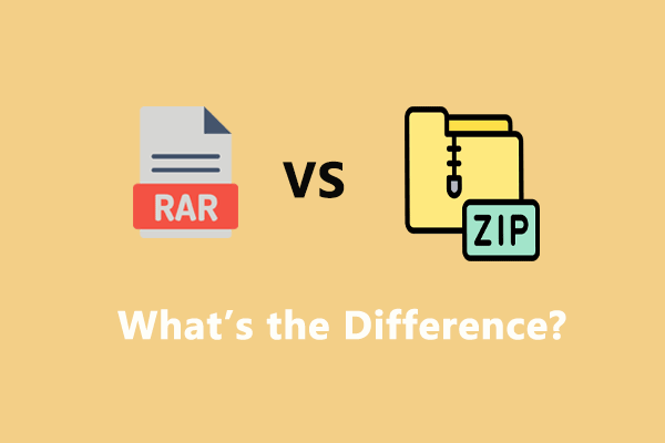 RAR vs Zip: Differences Between Them & Which One Is Better?