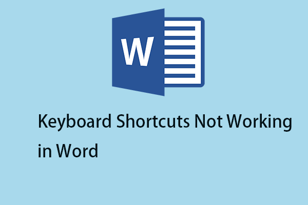 Are Keyboard Shortcuts Not Working in Word? Here Are the Fixes!