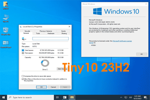 New Tiny10 23H2 – How to Download ISO & Install on PC