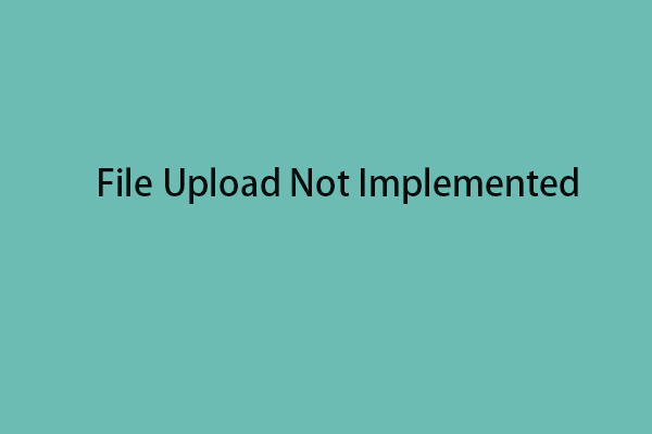 How to Fix File Upload Not Implemented on Microsoft Office?