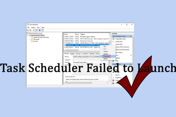 Easy Handled: Task Scheduler Failed to Launch on Windows