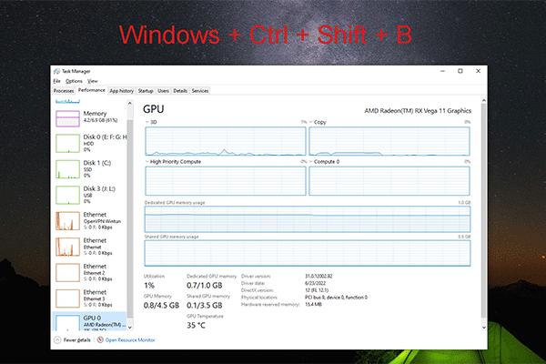 Windows + Ctrl + Shift + B: What It Is and When to Use It