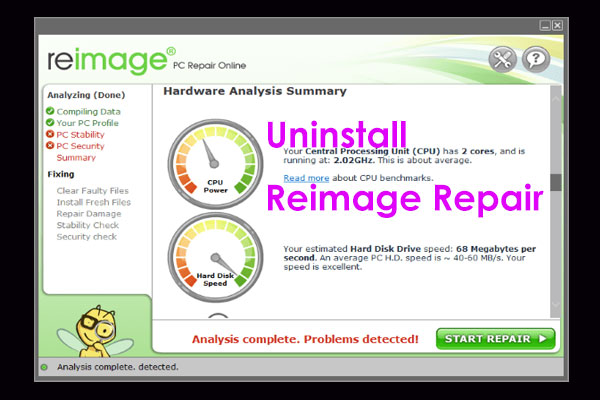 How to Uninstall Reimage Repair on Windows 10/11? See the Guide!