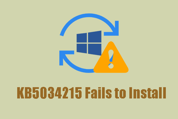 KB5034215 Fails to Install – Six Easy Ways to Fix It Up Here