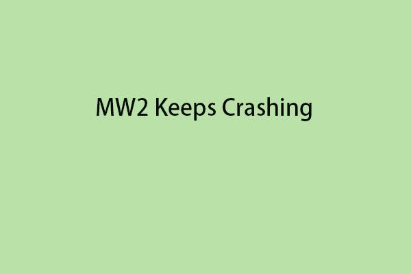 How to Fix the “MW2 Keeps Crashing” Issue on Windows 11/10?