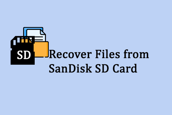 Perform a SanDisk SD Card Recovery within a Few Steps