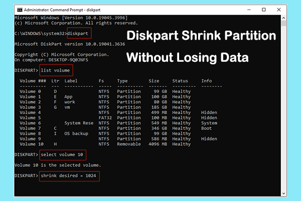 A Detailed Guide: Diskpart Shrink Partition Without Losing Data