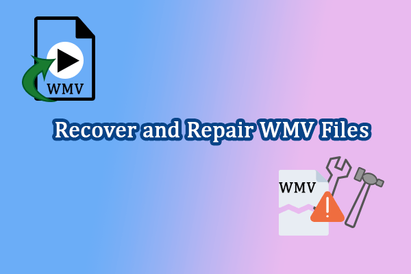 WMV File Recovery: Repair and Recover WMV Files Within Steps