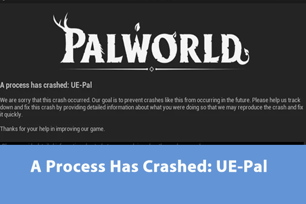 Step-by-Step Guide to Fix A Process Has Crashed: UE-Pal on Palworld