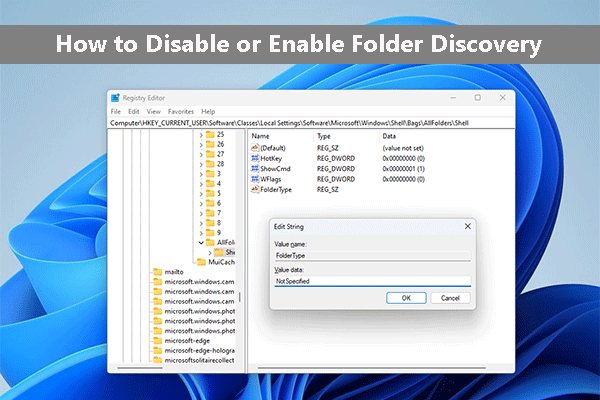 Disabling Folder Discovery Win 11 Makes Opening a Big Folder Faster