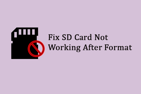 Useful Guide to Fix an SD Card Not Working After Format