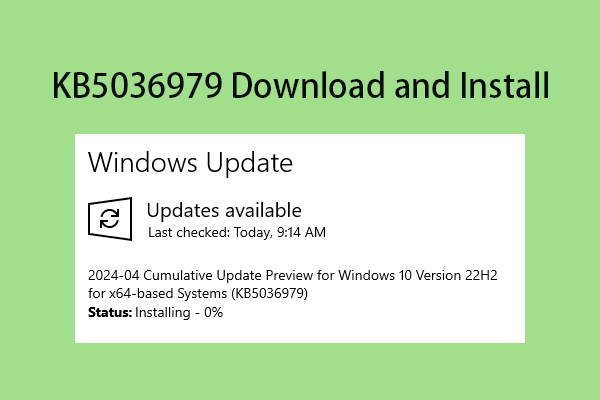 KB5036979 Download and Install for All Windows 10 Users!