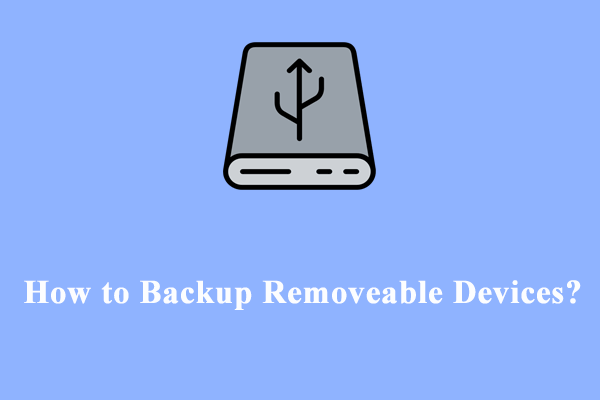 How to Backup Removeable Devices on Windows 10/11?