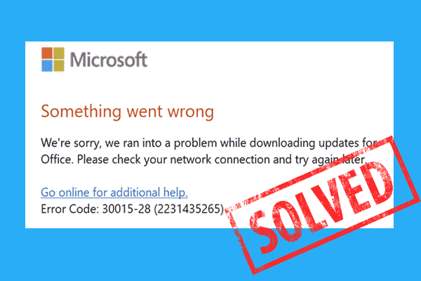 Microsoft Office Error Code 30015-28: 5 Fixes to Try in Win11/10!