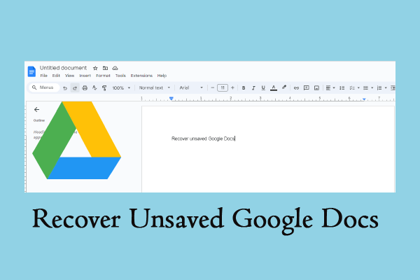 Full Guide to Recover Unsaved Google Docs on Windows