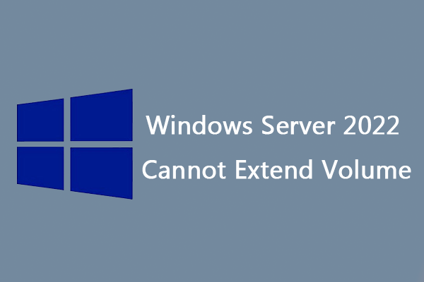 Solved – Windows Server 2022 Cannot Extend Volume