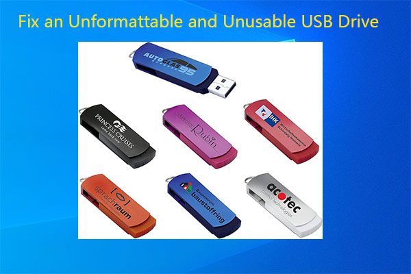 How to Fix an Unformattable and Unusable USB Drive? Solved