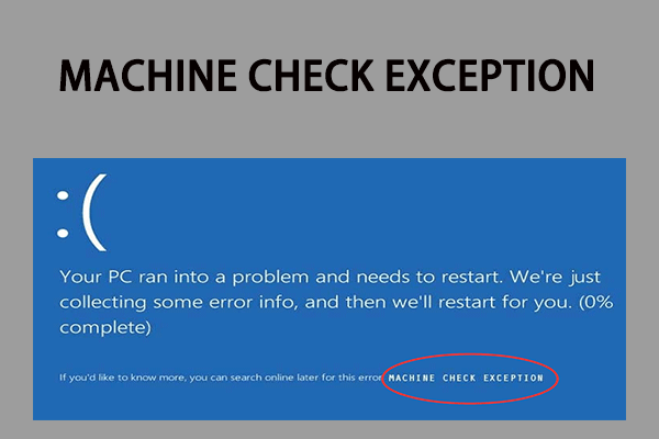 How to Fix a MACHINE CHECK EXCEPTION Error in Windows 10/11