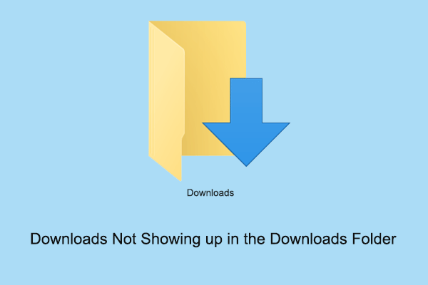 Solução: os arquivos baixados não aparecem na pasta de downloads