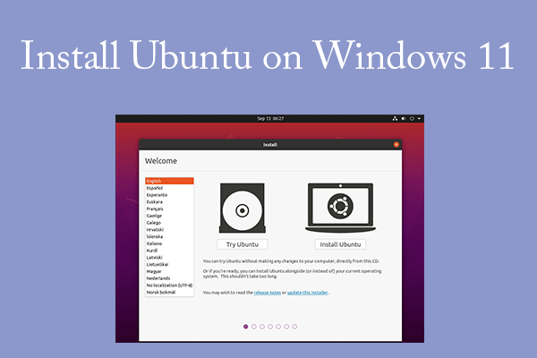 3 méthodes pour installer Ubuntu sur Windows 11 [Guide étape par étape]