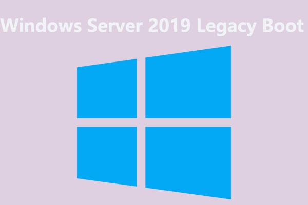 Windows Server 2019 Legacy Boot: Install, Switch to UEFI Mode