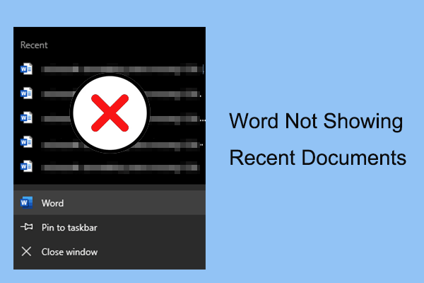 Solução: o Word não mostra os documentos recentes no Windows 10/11