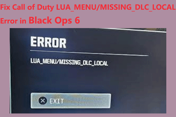 Call of Duty LUA_MENU/MISSING_DLC_LOCAL in Black Ops 6 | Quick Fix