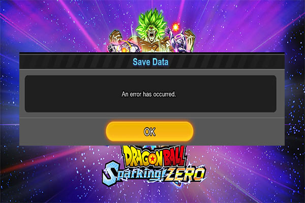 What if You Receive Dragon Ball Sparking Zero Save Data Error on PC?