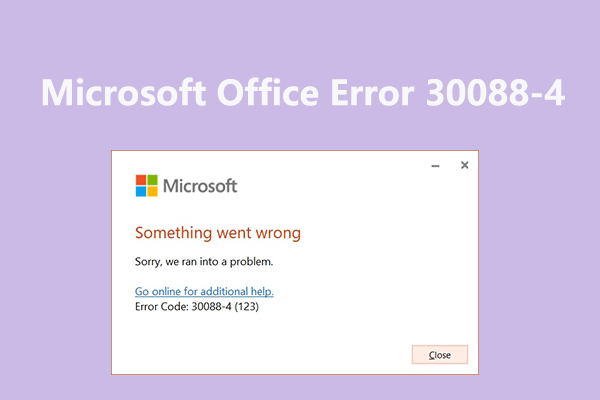 How to Fix Microsoft Office Error 30088-4 When Installing