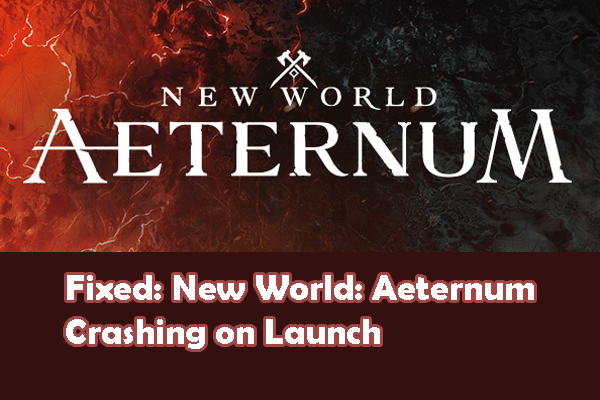 How to Fix New World: Aeternum Crashing? Here Are 5 Fixes