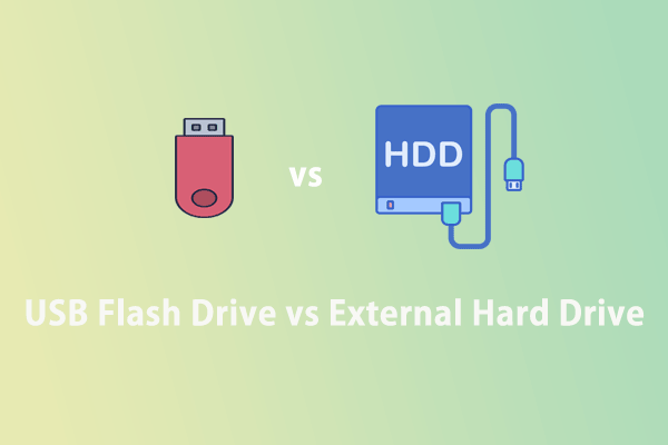 Top 6 Differences Between USB Flash Drive vs External Hard Drive