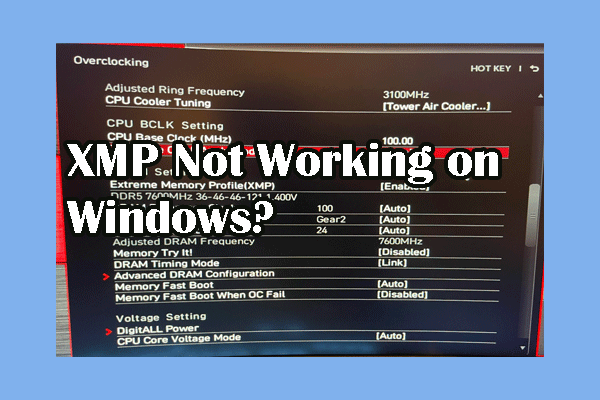 Four Methods to Resolve XMP Not Working on Windows