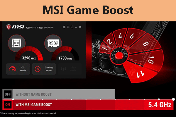 Mejorar el rendimiento del PC para jugar con MSI Game Boost y otros métodos