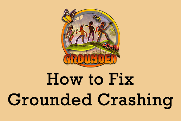 Fix Grounded Crashing on Startup with 4 Feasible Ways