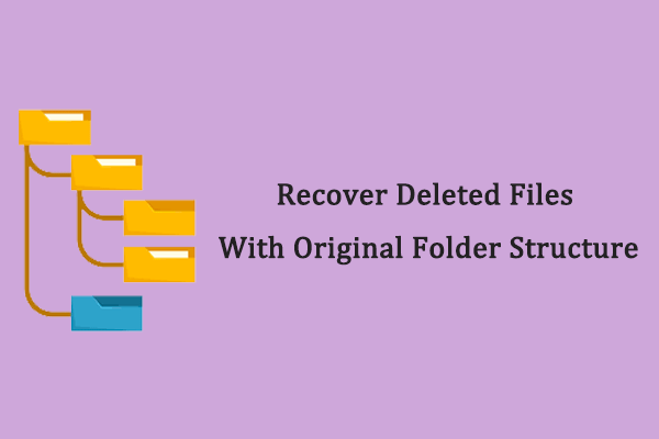 4 Ways to Recover Deleted Files With Original Folder Structure