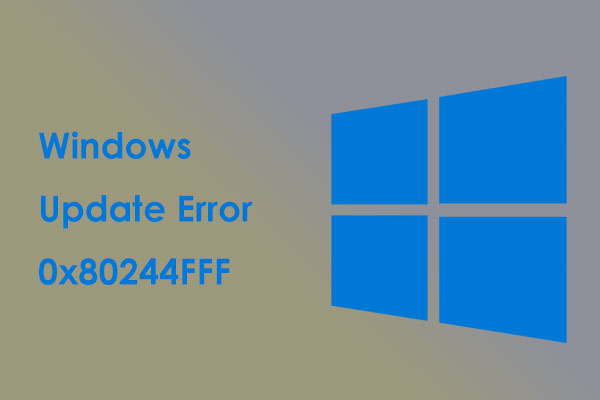 What if Windows Update Error 0x80244FFF Occurs? 6 Best Fixes!