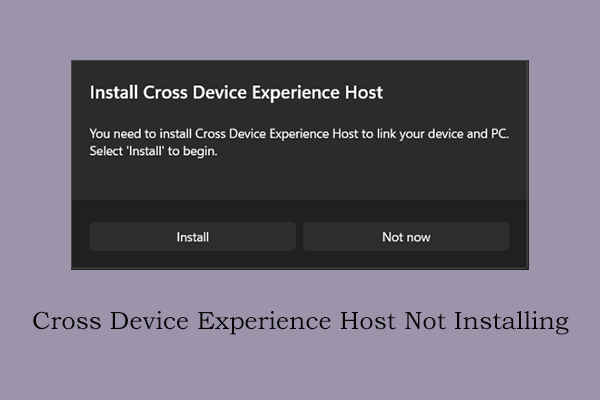 Top Fixes for Cross Device Experience Host Not Installing Win 11