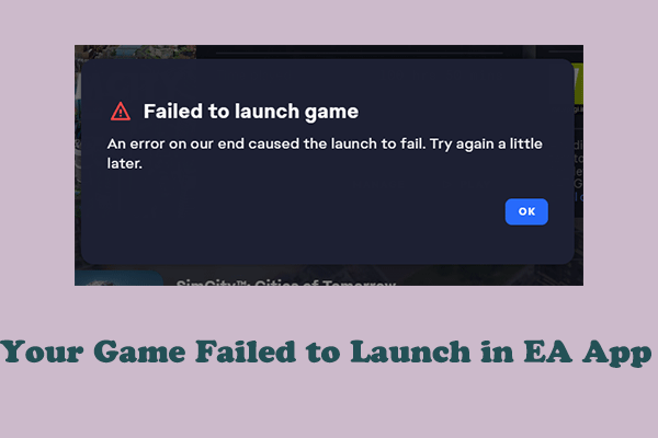 Your Game Failed to Launch in EA App? Off the Hook Now